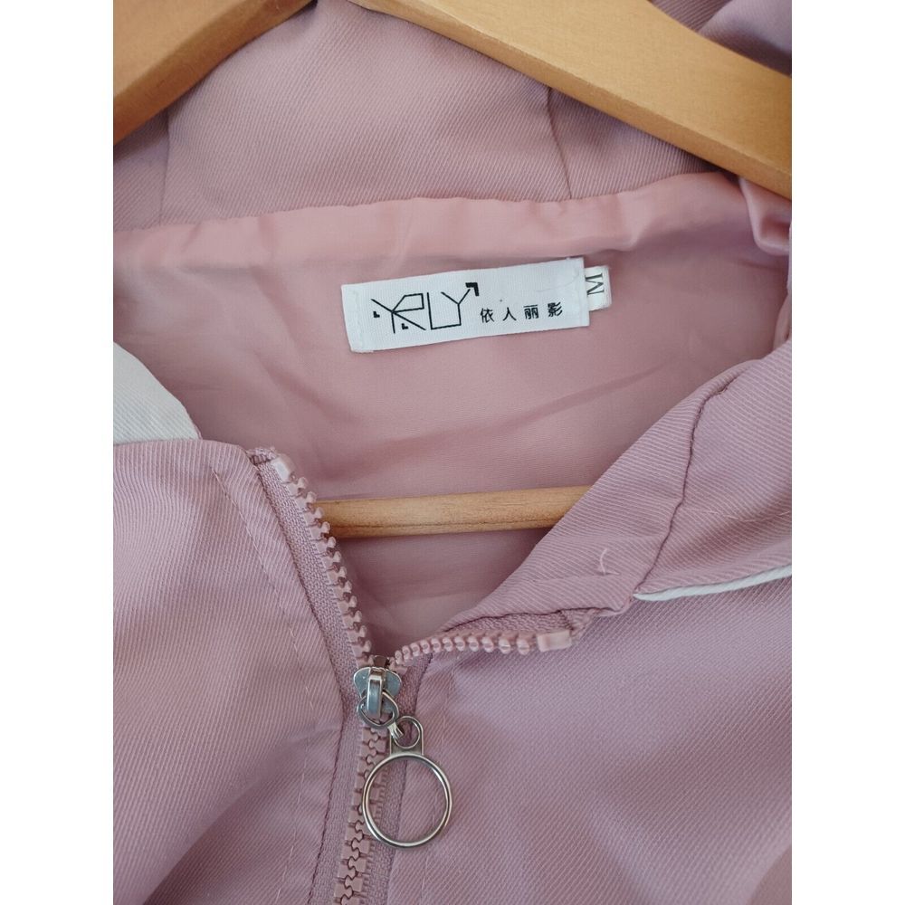 HTF Kawaii Harajuku Bear Jacket Sweater Pink Medium Limited Edition - Picture 5 of 9